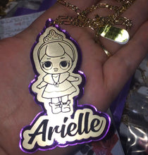 Load image into Gallery viewer, ANY CARTOON CHARACTER WITH NAME&CHAIN