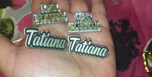 Load image into Gallery viewer, NAMEPLATE STUD EARRINGS